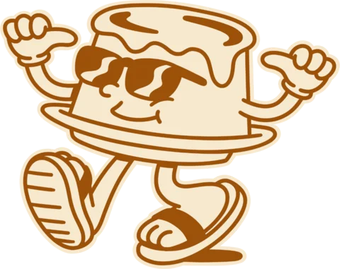 Manduca, mascote da Manda Pudim